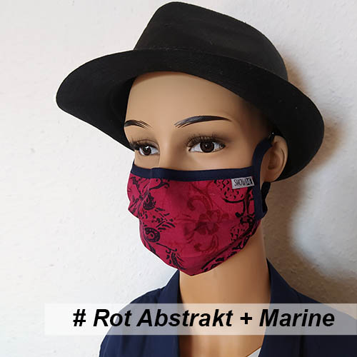 Rot Abstrakt + Marine